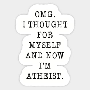 Atheist Now Sticker